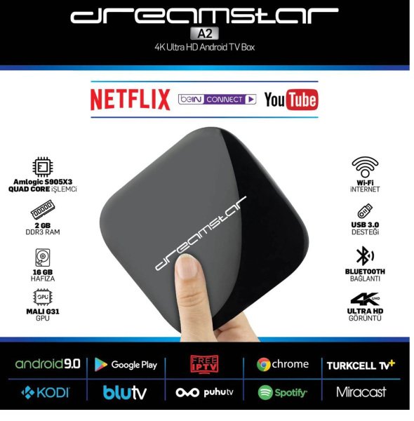 Dreamstar A2 PRO Android  Tv Box